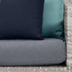 Cannes 8 Piece Sunbrella Outdoor Patio Sofa and Club Chair Set, Gray