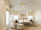 Mindy LED Light Gold Flush Mount Clear Royal Cut Crystal