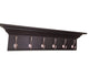Wall Coat Rack Fancy Mantel Coat Rail 42" With Crown Molding