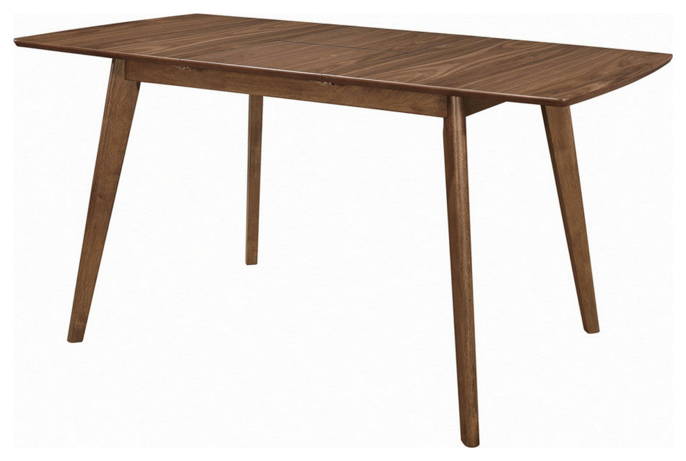 30 Inch Mid Century Modern Wooden Dining Table, Brown