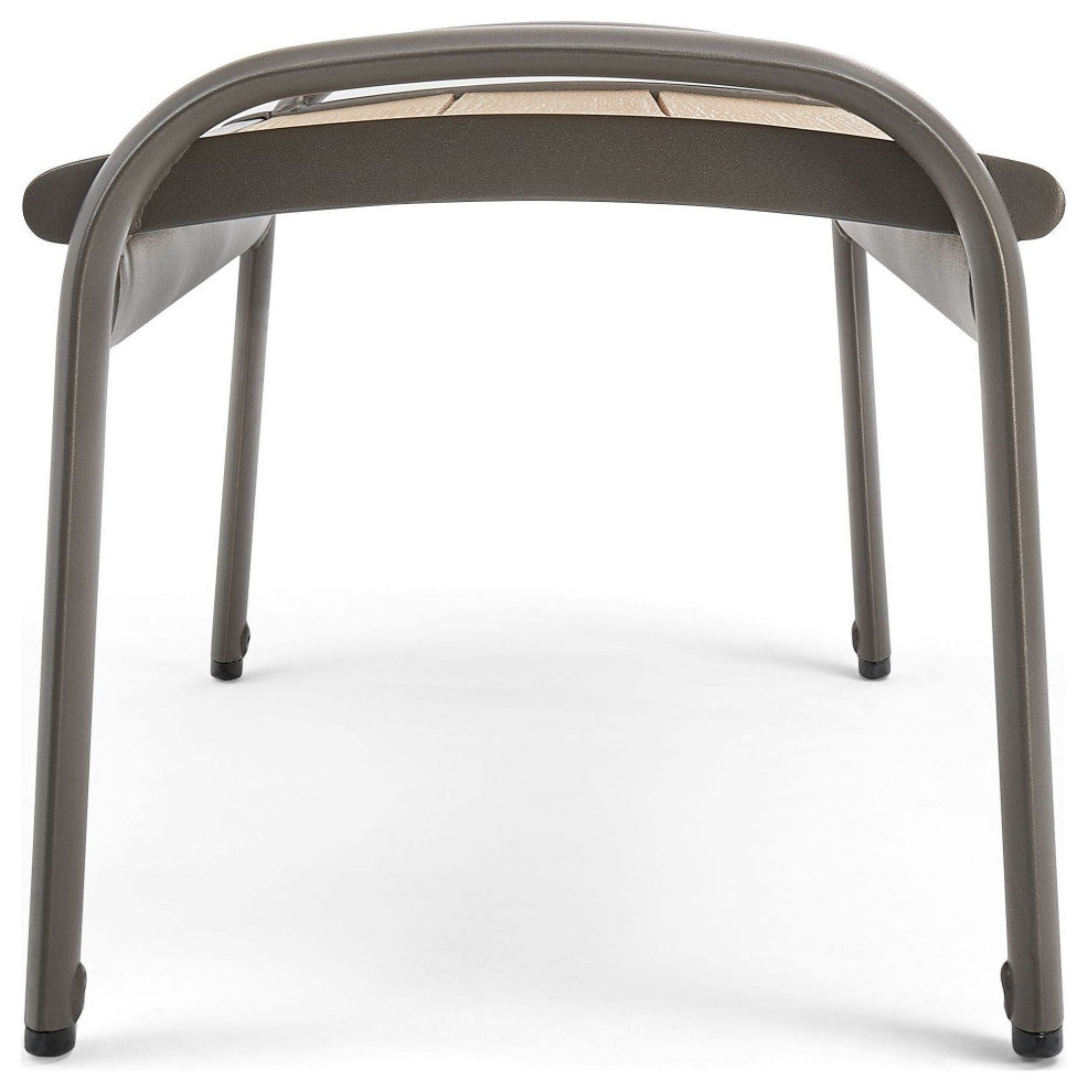 Harper All-Weather Aluminum, Poly-Resin 55" Dining Bench