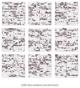 Touche Brick Stacked Rubis Porcelain Floor/Wall Tile