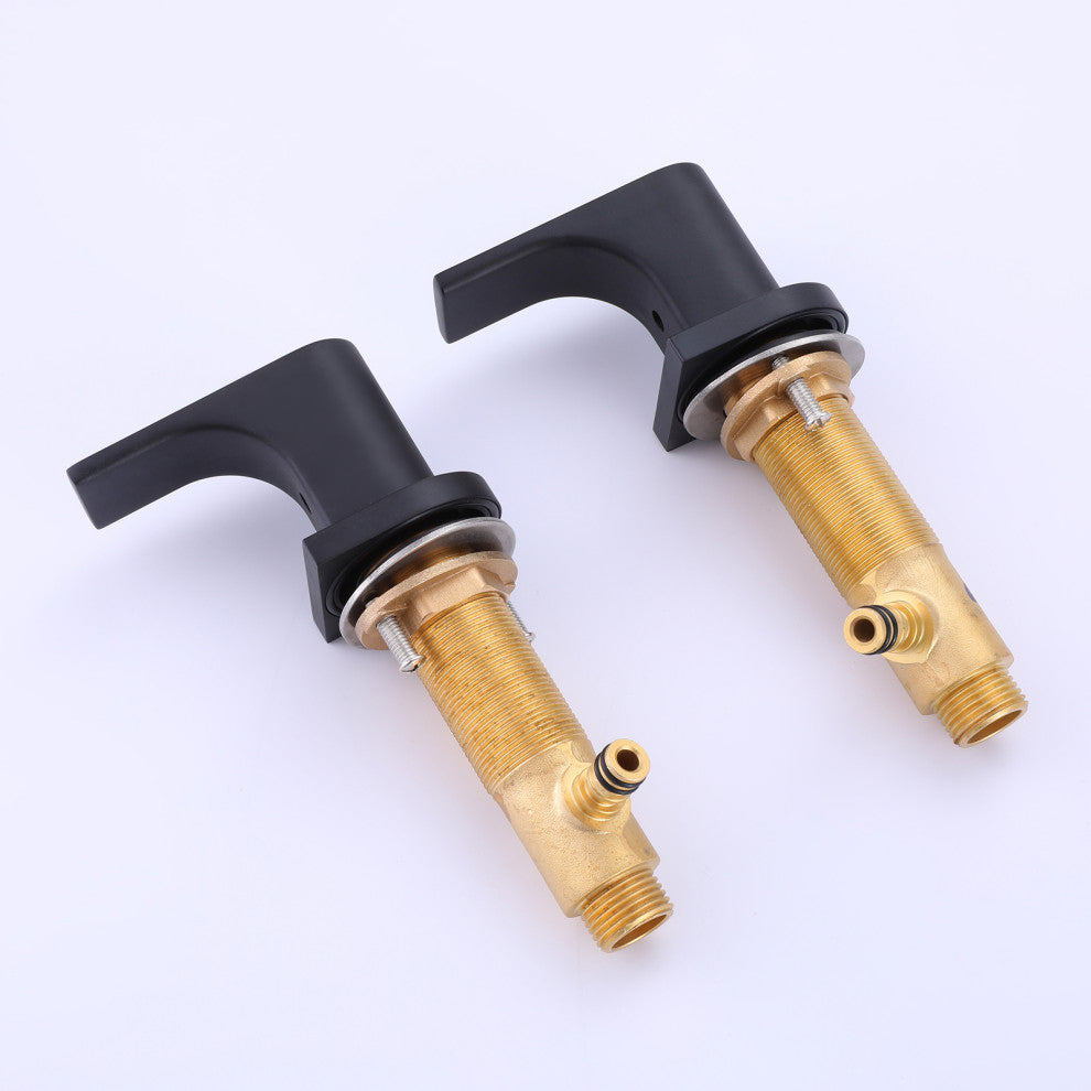 Deck Mounted Two-Handle Widespread Bathroom Faucet