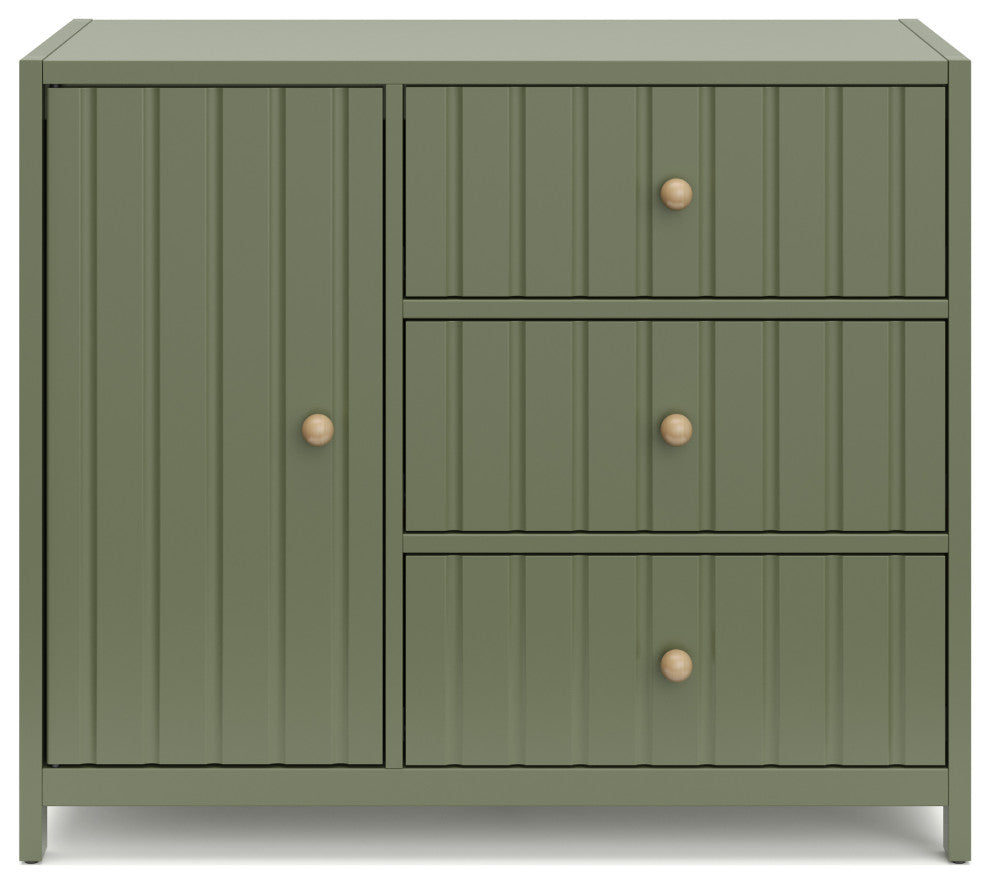 Graco Teddi Drawer Combo Dresser, Olive