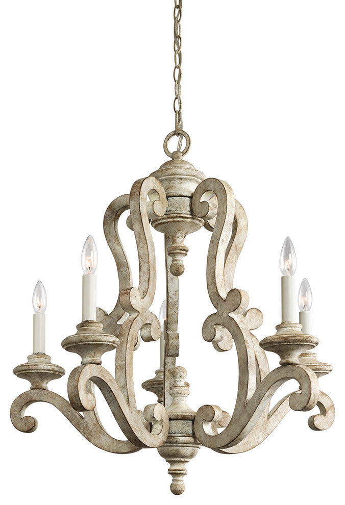 Kichler Hayman Bay Five Light Chandelier 43256DAW