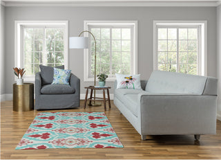 Bombay Spring Chenille Rug, Ligonberry Red, 4'x6'