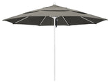 11' Fiberglass Umbrella White, Pacifica, Taupe, 11'