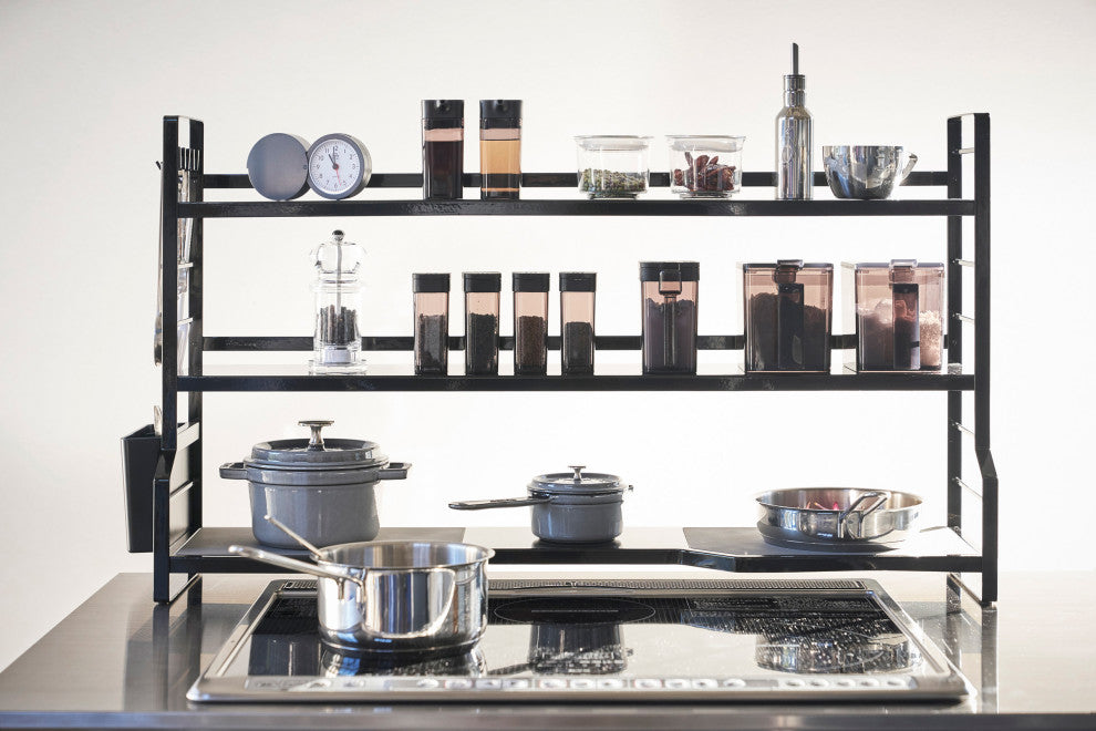 Tower Countertop 3-Shelf Rack, Black