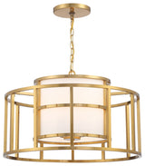 Brian Patrick Flynn for Crystorama Hulton 5 Light Luxe Gold Chandelier