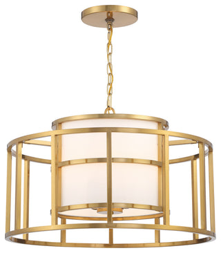 Brian Patrick Flynn for Crystorama Hulton 5 Light Luxe Gold Chandelier