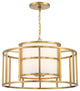 Brian Patrick Flynn for Crystorama Hulton 5 Light Luxe Gold Chandelier