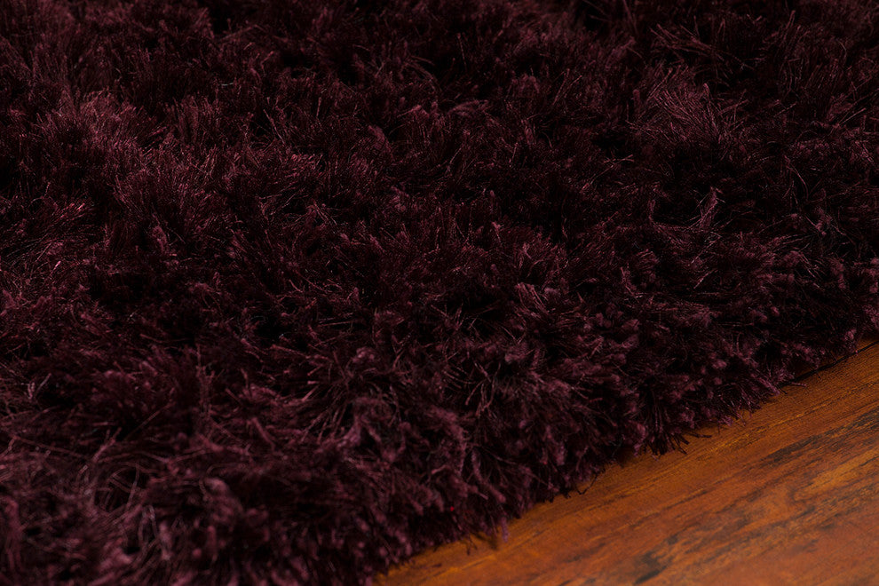 Celecot Contemporary Area Rug, Plum, 7'9"x10'6" Rectangle