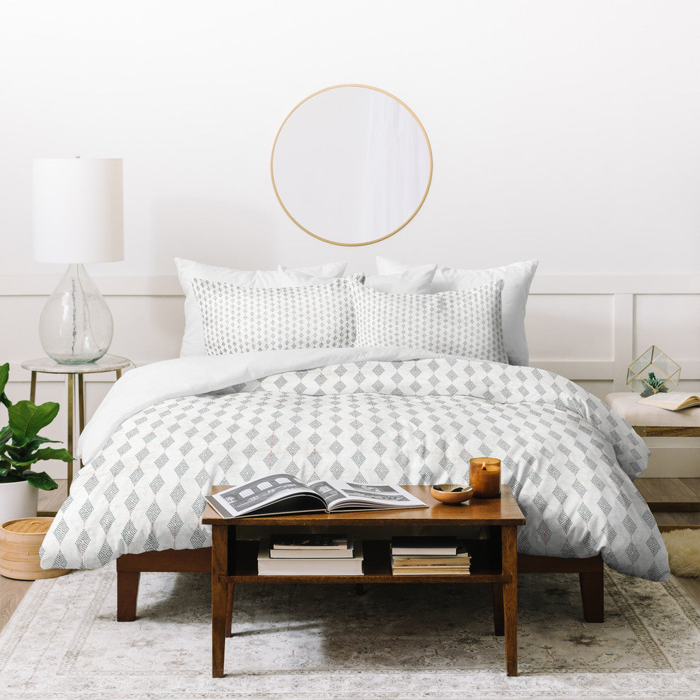 Holli Zollinger Boho Diamond Duvet Cover Set, Queen