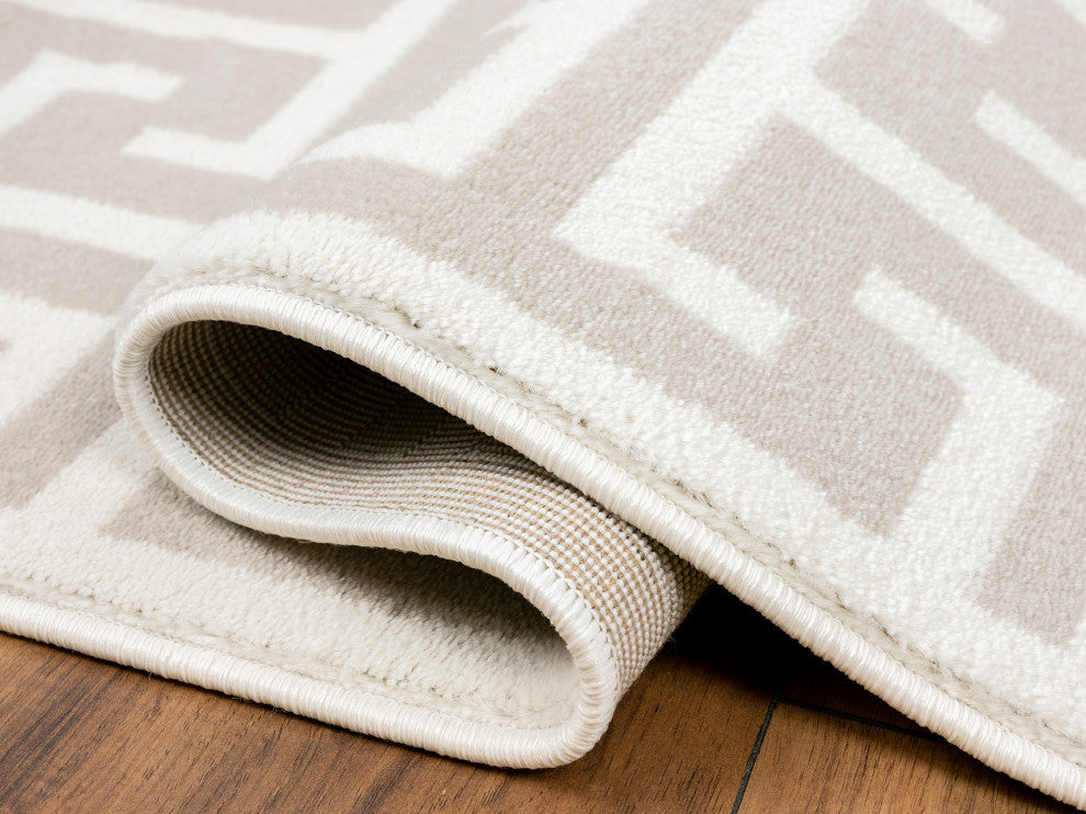 Abani Arto Collection ART160A Contemporary 3D Geometric Area Rug