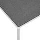 Lounge Sectional Sofa Chair Set, Aluminum, Metal, White Gray, Outdoor