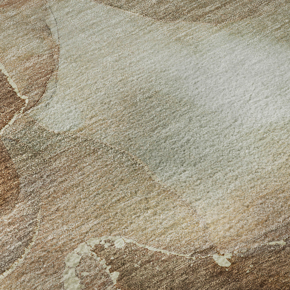Premium Machine Washable Mayfield AMF522 Brown 10' x 14' Rug