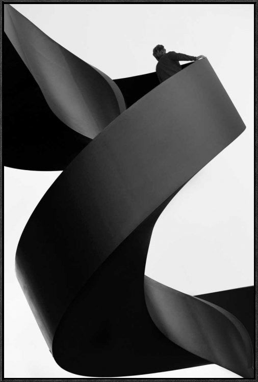 "Moving Still" Framed Canvas Giclee by Abrantespaulo, 25x37"