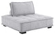 Saunter Tufted Fabric Fabric 5-Piece Sectional Sofa Light Gray