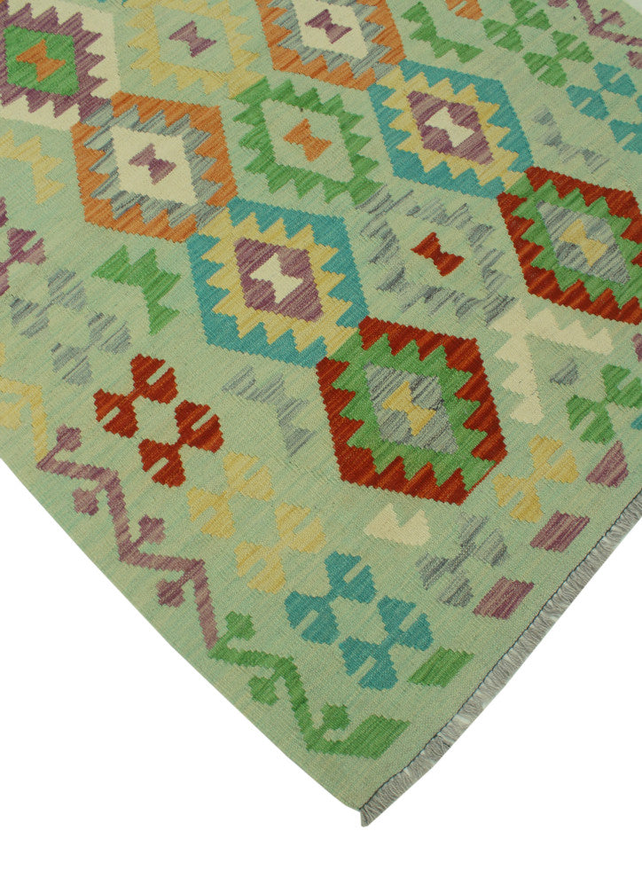 Sangat Kilim Daylin Lt. Green Rug