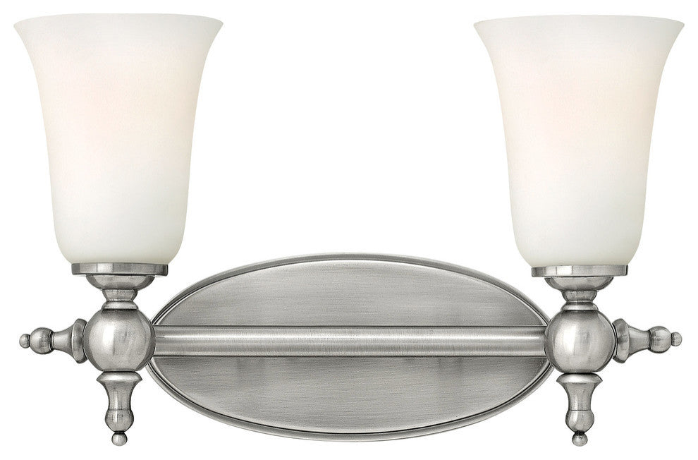 Hinkley Yorktown Bath 2-Light Vanity, Antique Nickel