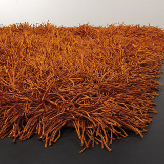 Duke Contemporary Area Rug, Orange, 5'x7'6"