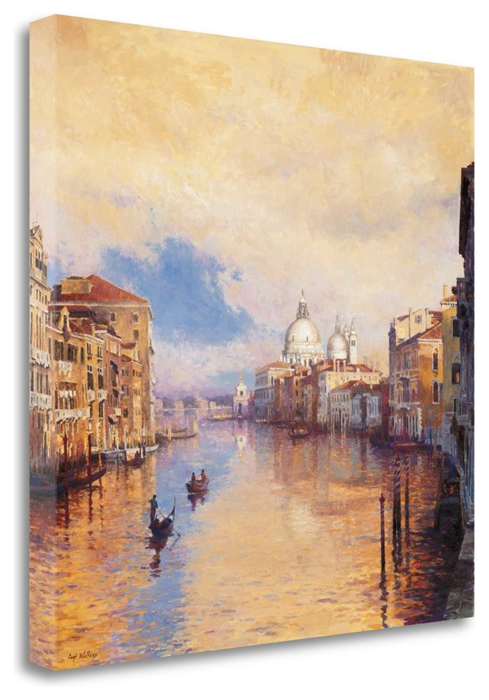 "The Grand Canal" By Curt Walters, Giclee Print on Gallery Wrap Canvas