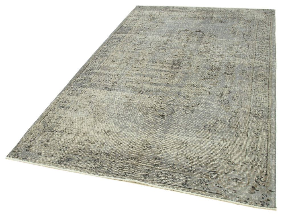 Rug N Carpet - Hand-knotted Anatolian 4' 10" x 8' 1" Vintage Overdyed Area Rug