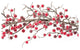 Iced Berry Twig Garland 5'L