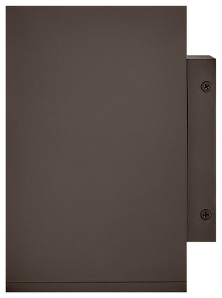 Hinkley Tetra Small Downlight Wall Mount Lantern, Architectural Bronze