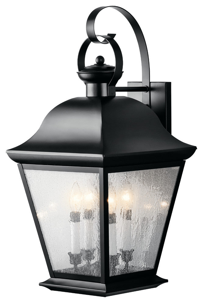 Outdoor Wall 4-Light, Black