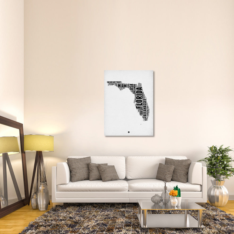 "Florida Word Cloud 2" Fine Art Print
