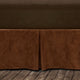 Microfiber Suede Bedskirt, Queen