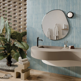 Phoenix Aquamarine Porcelain Floor and Wall Tile, Sky