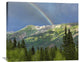 "Rainbow Over Brown Mountain, Colorado" Artwork, 36" x 29.88"