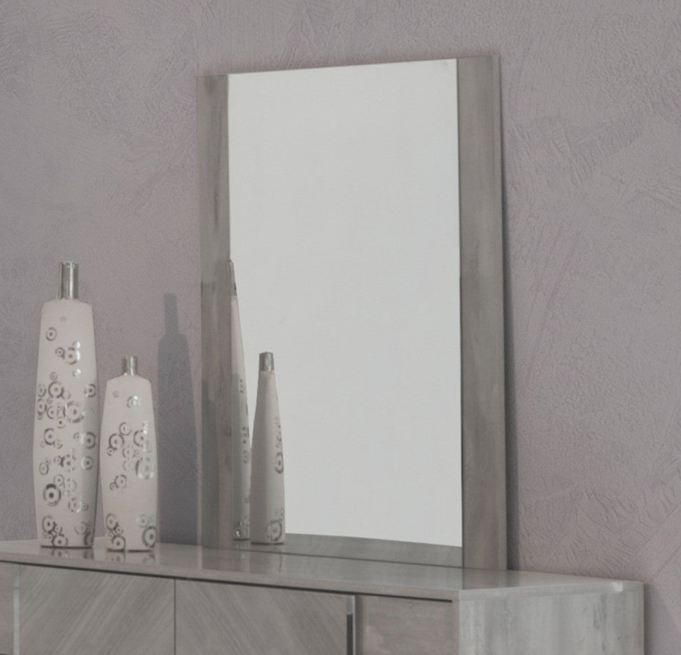 Nova Domus Alexa Italian Modern Gray Mirror