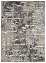 Denver Slate Contemporary Area Rug, Gray, 5'3"x7'3"