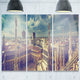 "View on Royal Palace Palazzo Realle" Metal Wall Art, 3 Panels, 36"x28"