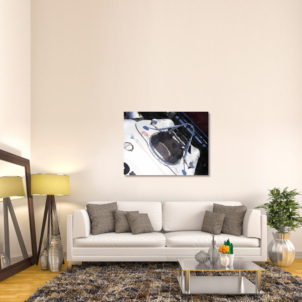 "Racing Car Cockpit Watercolor" Fine Art Print