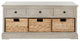 Safavieh Damien 3-Drawer Storage Bench, Vintage Gray