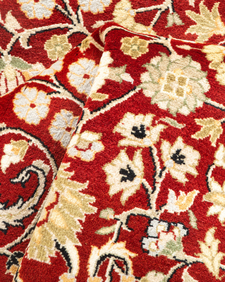 Sirsa, One-of-a-Kind Hand-Knotted Area Rug Red, 3'1"x5'3"