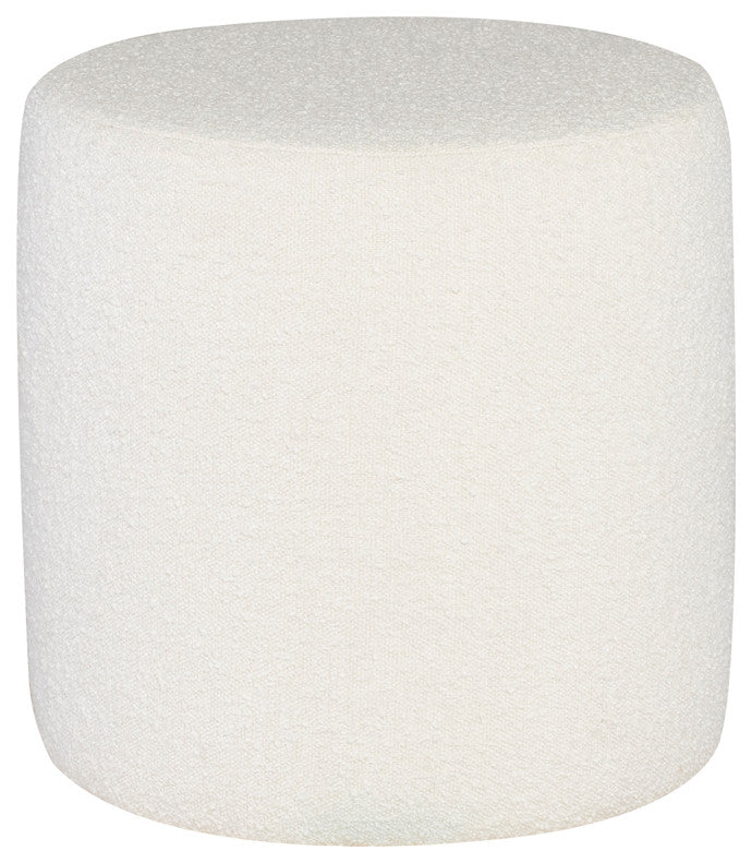 Robin Buttermilk Boucle Fabric Sofa Ottoman