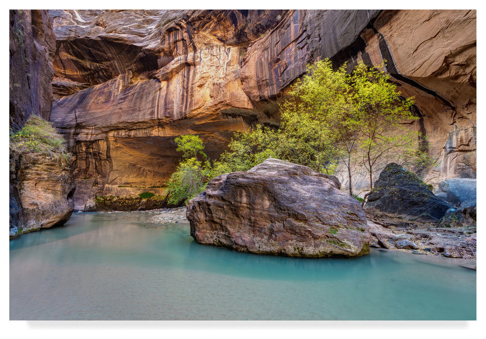 Pierre Leclerc ''Serenity Zion'' Canvas Art, 32"x22"