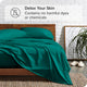 Bare Home Twin XL 1800 Microfiber Sheet Set, Emerald