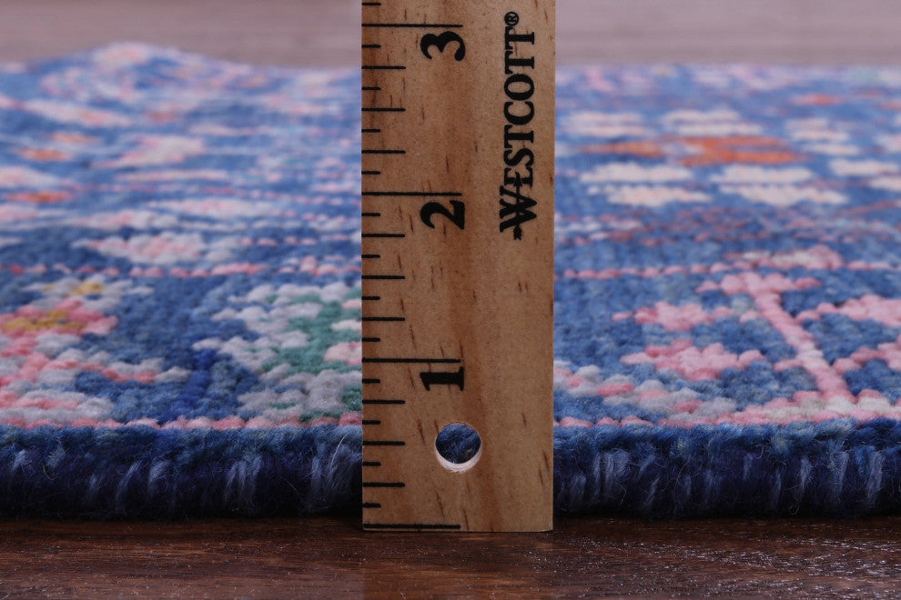 2' 7" X 12' 3" Runner Hand Knotted Turkish Oushak Rug - Q15903