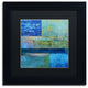 Michelle Calkins 'Essence of Blue' Matted Framed Art, 11x11