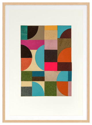 The Blue Quarter Fine Art Print, Maple, 36"x26"