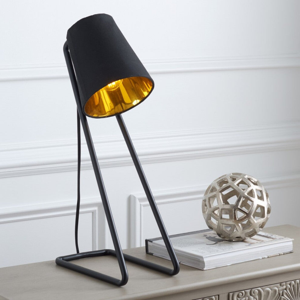 Safavieh Guarnere Table Lamp Black/Gold