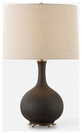 Uttermost 30373 Rimini 25" Tall Buffet Table Lamp - Black