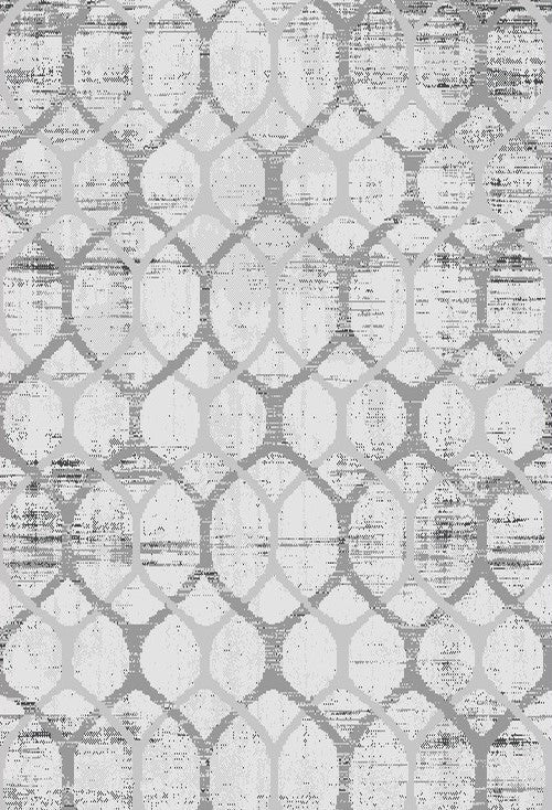 Troya Gray And Ivory Area Rug, 7.10'x10.10'