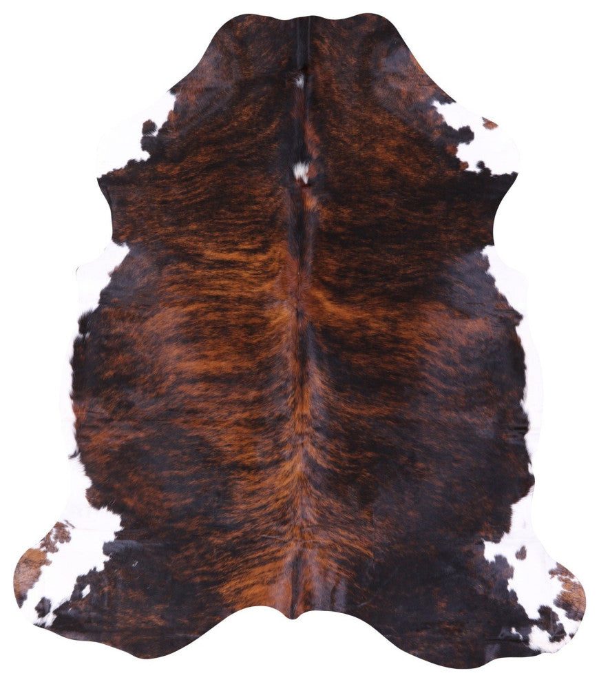 Brindle Natural Cowhide Rug 6' 11" X 6' 2" C2349